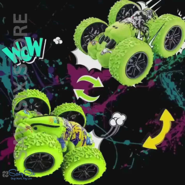 Toy Car Off-Road Double-Sided Tumbling Inertia