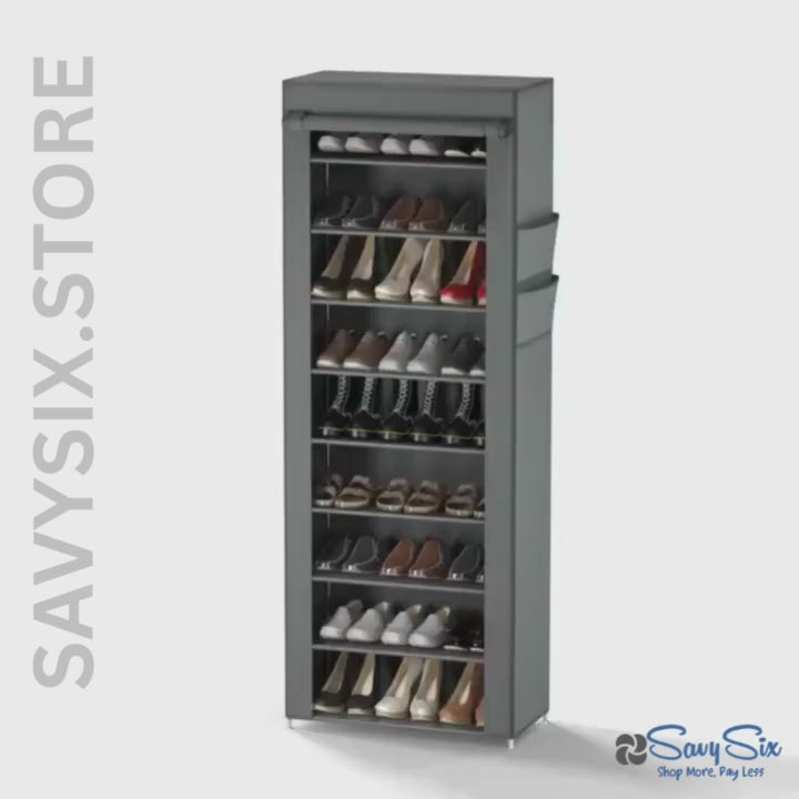 Load video: Shoe Rack Organizer Features