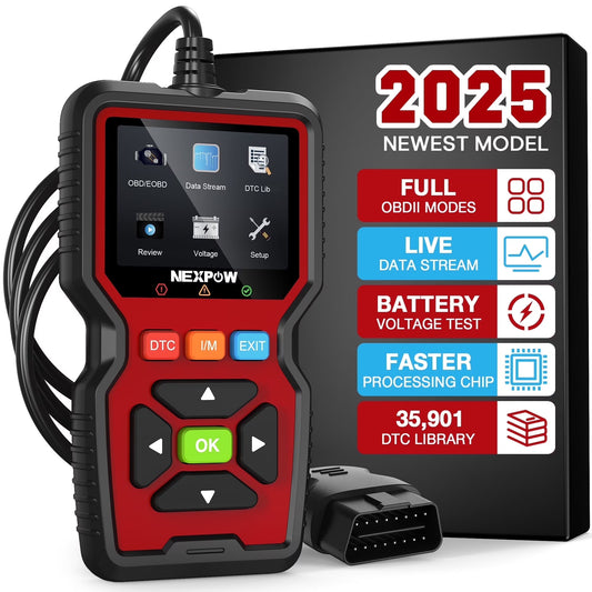 NEXPOW OBD2 Scanner Code Reader, Check Engine Code Readers with I/M Readiness