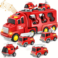 Toy Trucks For Boys, Fire Truck, City Truck & Engineering Truck