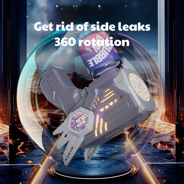 LED Automatic Handheld Bubble Gun