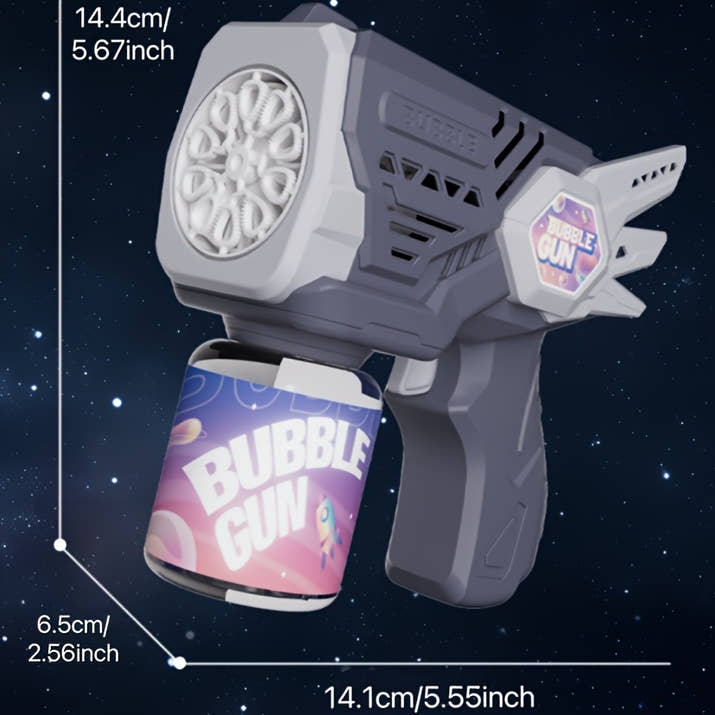 LED Automatic Handheld Bubble Gun