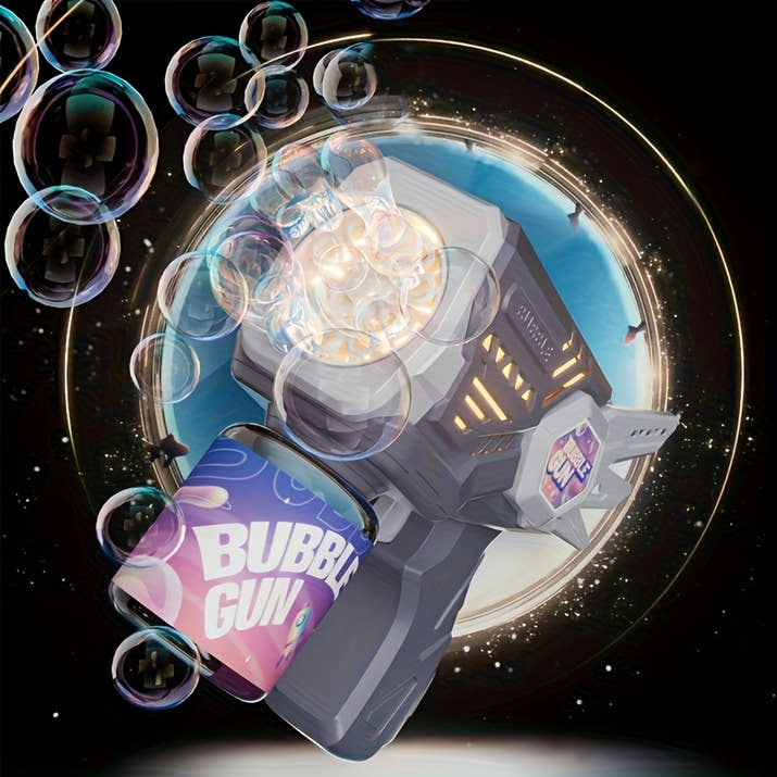 LED Automatic Handheld Bubble Gun