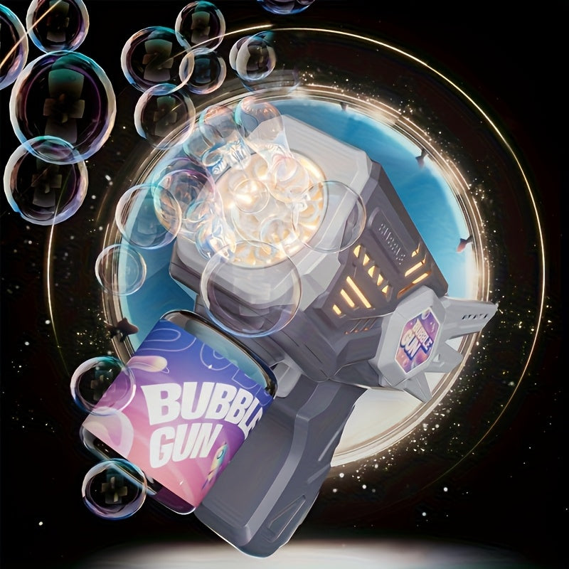 LED Automatic Handheld Bubble Gun