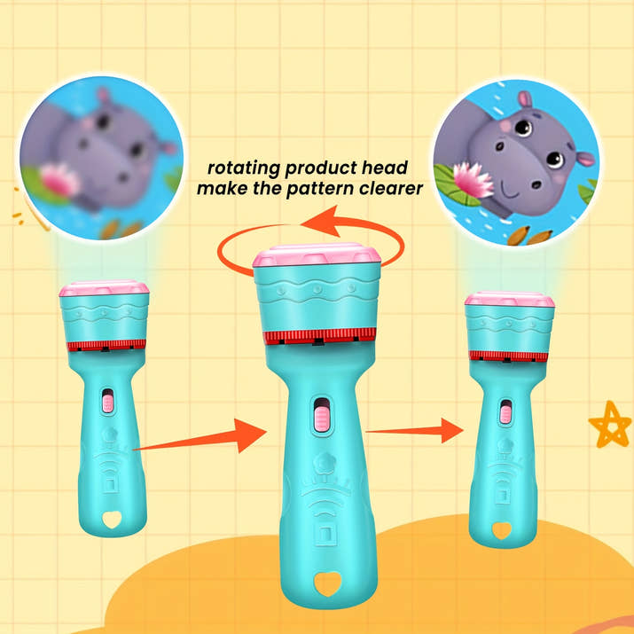 Interactive Youngsters' Projection Toy with 48 Fun Patterns