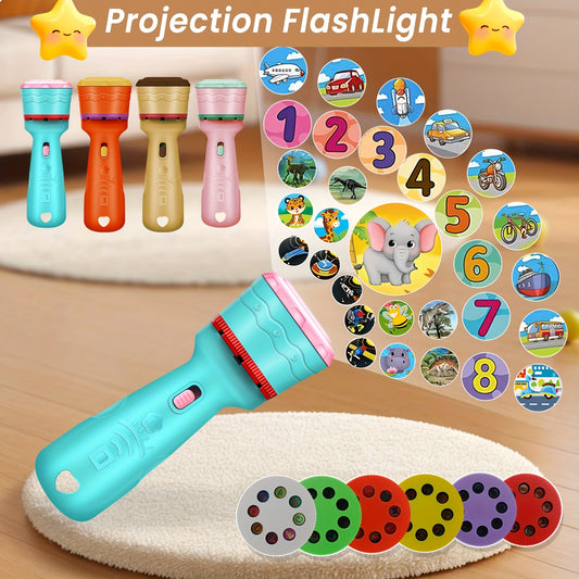 Interactive Youngsters' Projection Toy with 48 Fun Patterns