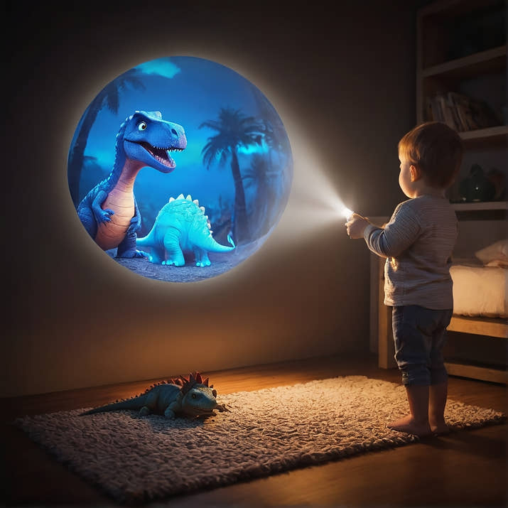 Interactive Youngsters' Projection Toy with 48 Fun Patterns