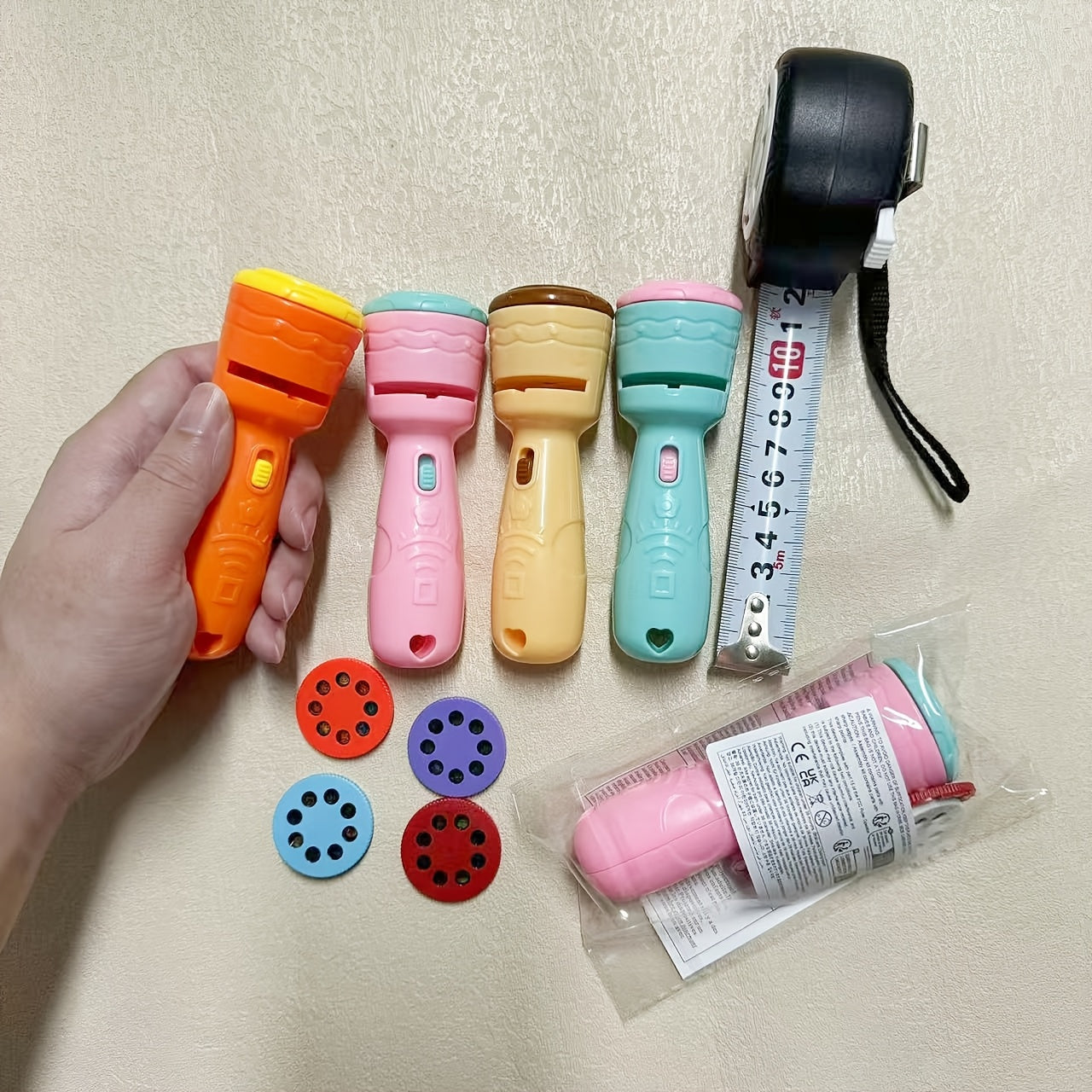 Interactive Youngsters' Projection Toy with 48 Fun Patterns