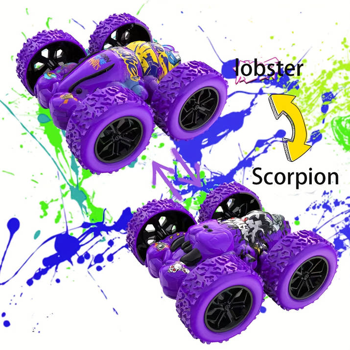 Toy Car Off-Road Double-Sided Tumbling Inertia